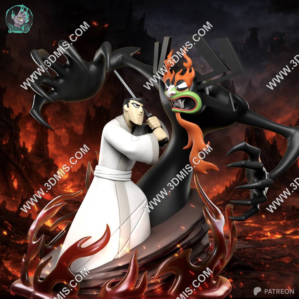 P站图纸印象馆 Kaidan 3D 杰克武士 杰克和阿蛊 Kaidan 3D 杰克武士 杰克和阿蛊