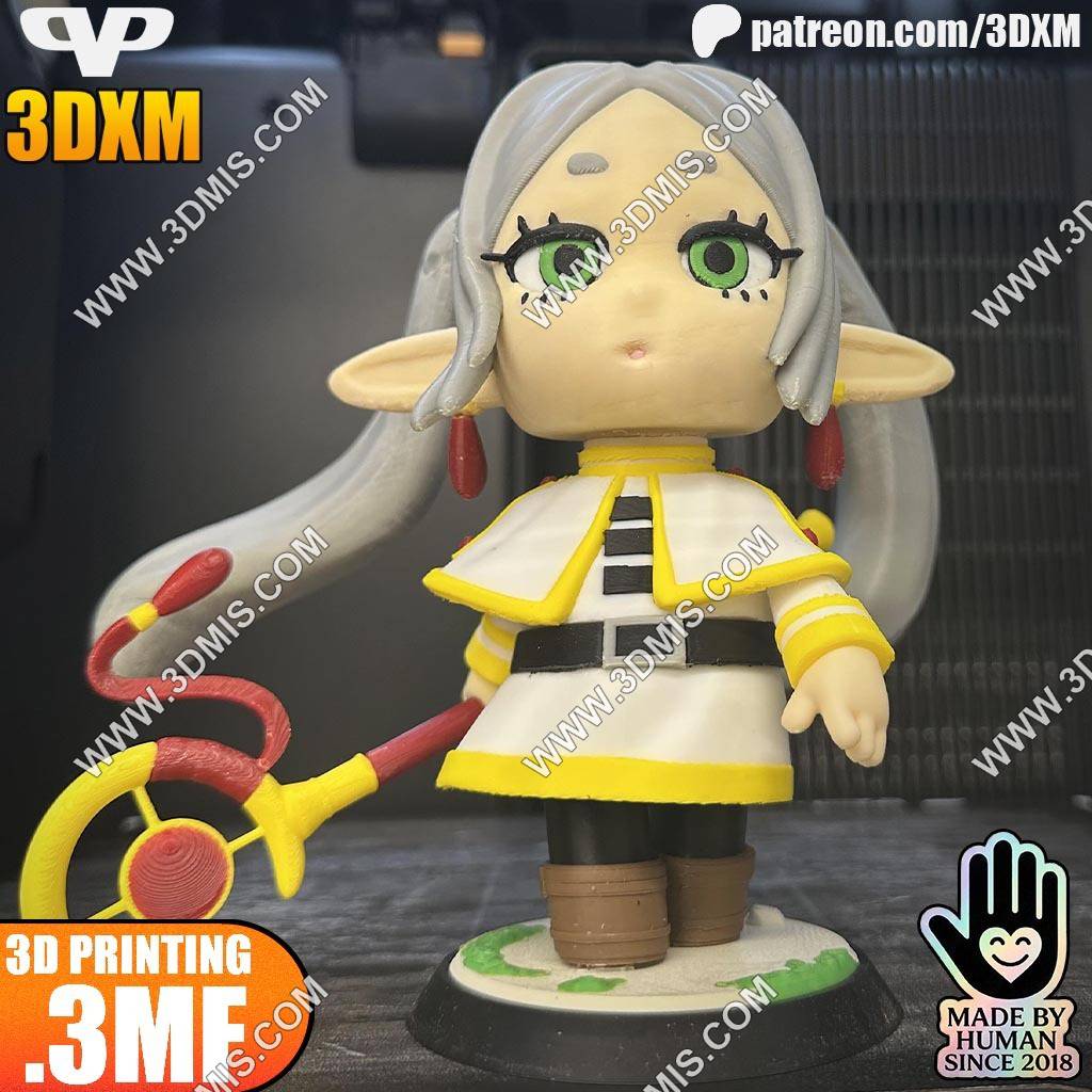 P站图纸印象馆 Chibi STL 葬送的芙莉莲 芙莉莲 Chibi STL 葬送的芙莉莲 芙莉莲