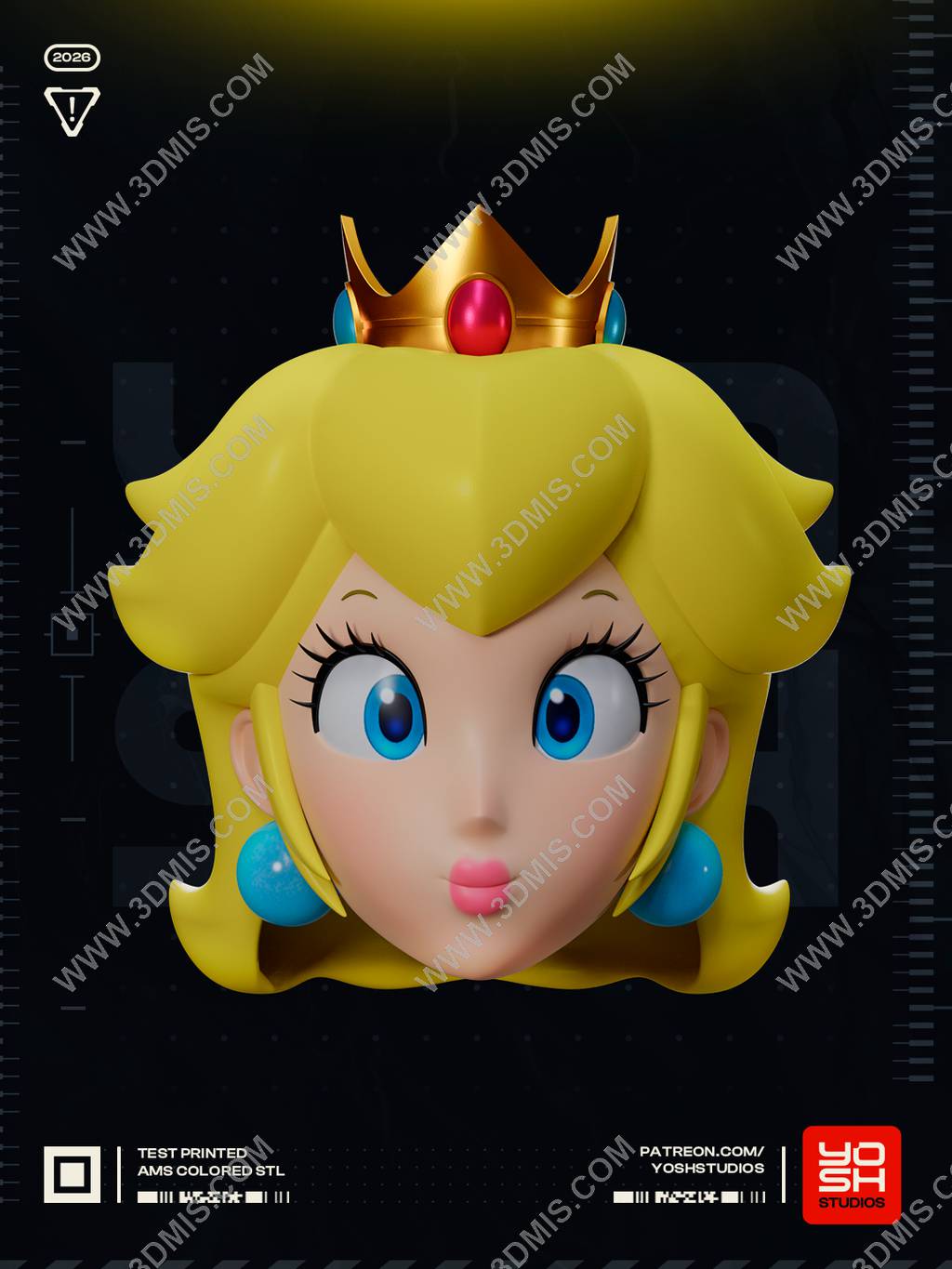 P站图纸印象馆 Yosh Studios 超级马里奥 碧姬公主 Yosh Studios 超级马里奥 碧姬公主