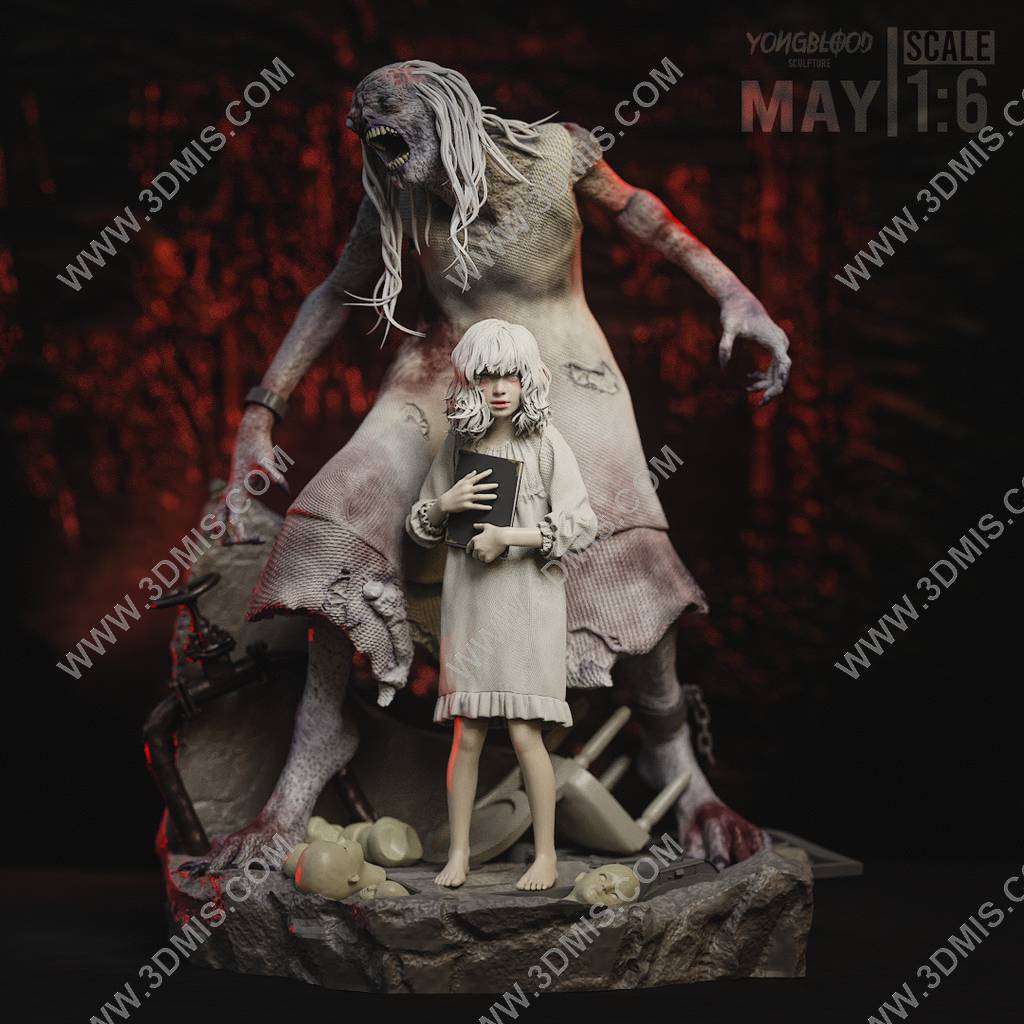 P站图纸印象馆 Yongblood Sculpture 生化危机 艾米莉 Yongblood Sculpture 生化危机 艾米莉