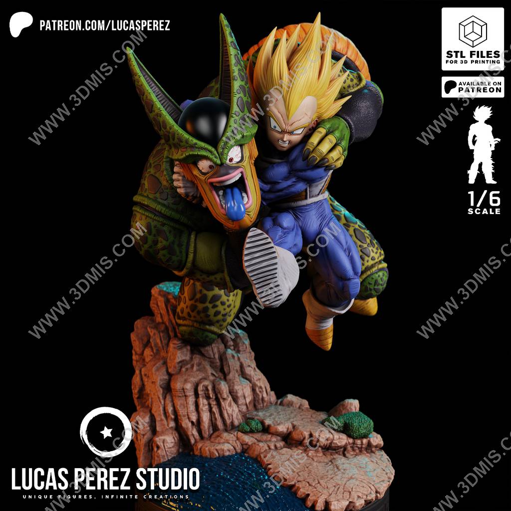 P站图纸印象馆 Lucas Perez 龙珠 贝吉塔和沙鲁 Lucas Perez 龙珠 贝吉塔和沙鲁