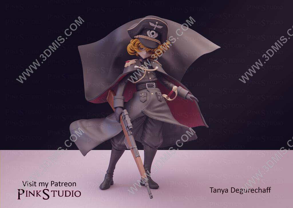 P站图纸印象馆 Pink Studio 幼女战记 谭雅·提古雷查夫 Pink Studio 幼女战记 谭雅·提古雷查夫