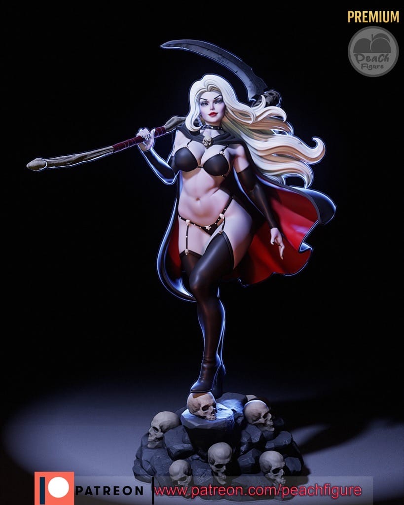 P站图纸印象馆 Peach Figure 死亡女神 霍普 Peach Figure 死亡女神 霍普