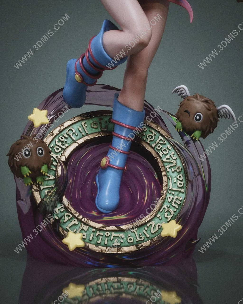 P站图纸印象馆 Abe3D 游戏王 黑魔导女孩 Abe3D 游戏王 黑魔导女孩