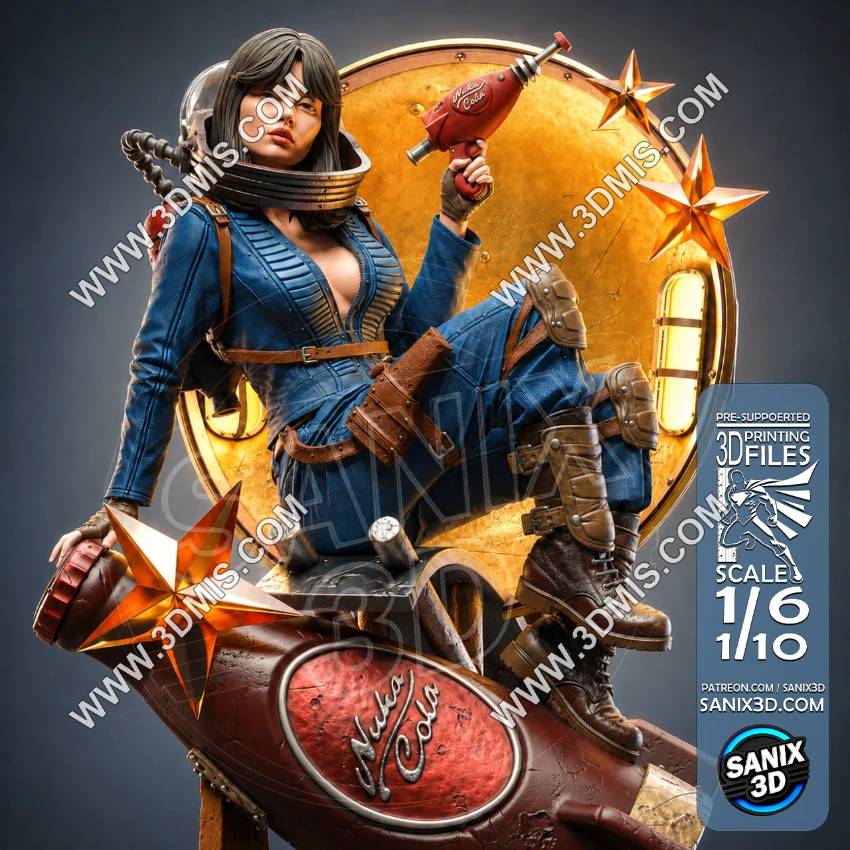 P站图纸印象馆 Sanix3d 辐射 露西·麦克莱恩 Sanix3d 辐射 露西·麦克莱恩