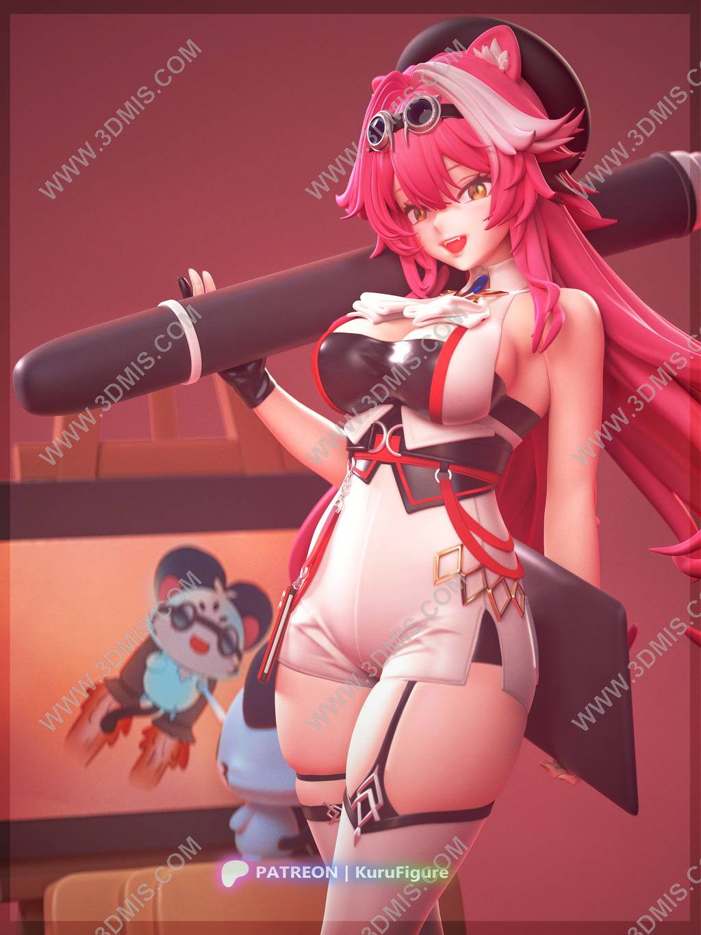 P站图纸印象馆 Kuru Figure 虚拟主播 拉欧拉·潘特拉 Kuru Figure 虚拟主播 拉欧拉·潘特拉