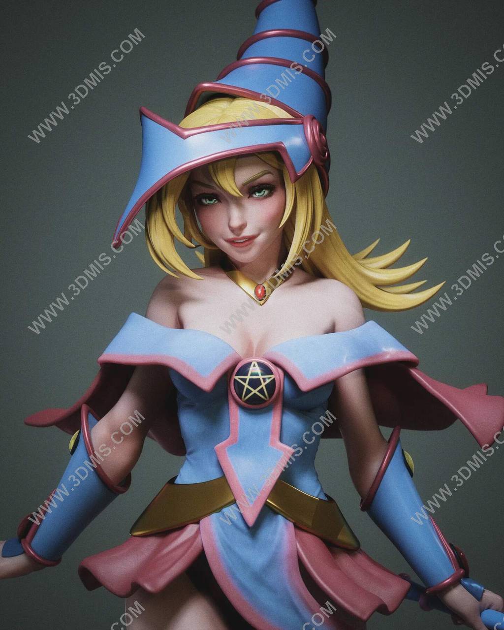 P站图纸印象馆 Abe3D 游戏王 黑魔导女孩 Abe3D 游戏王 黑魔导女孩
