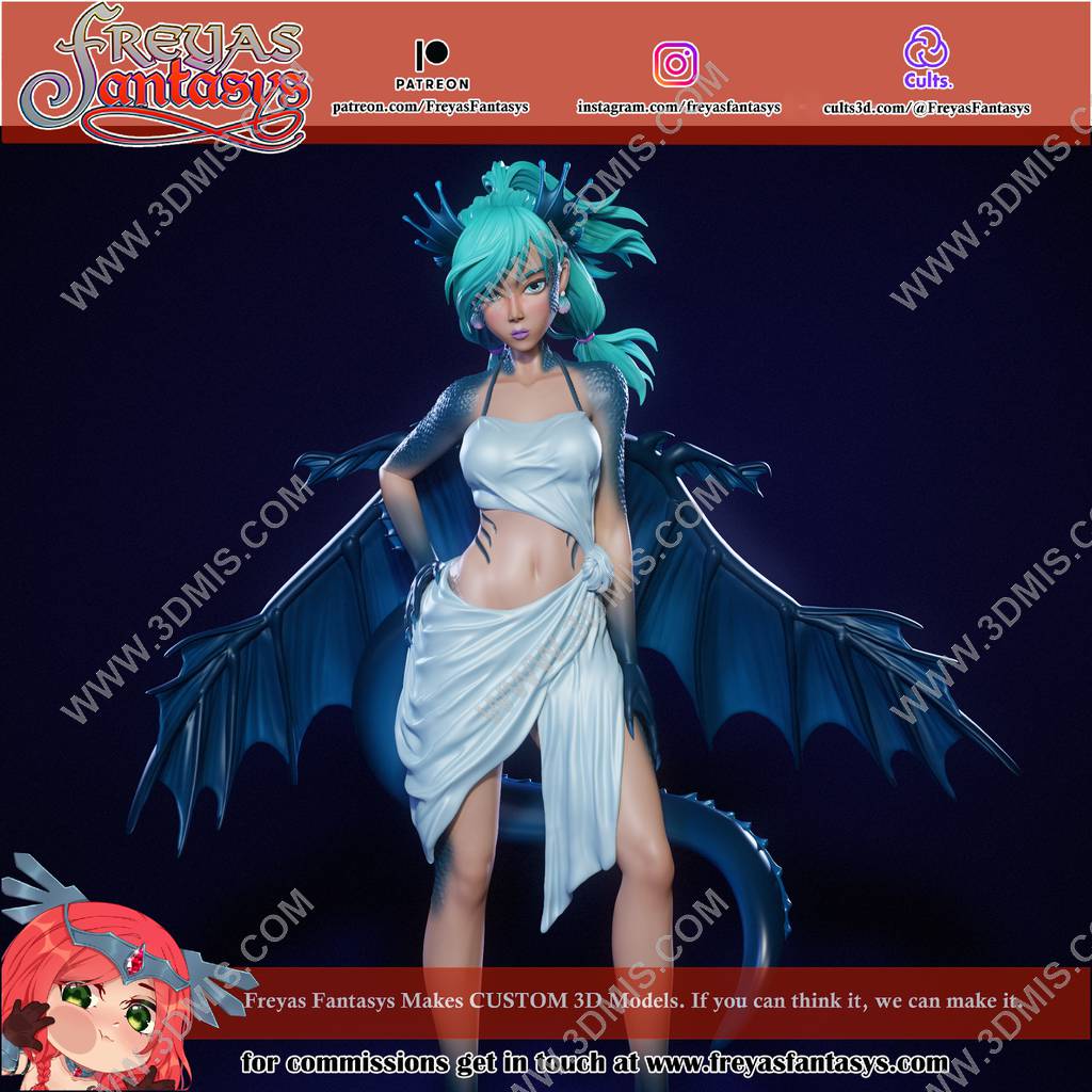 P站图纸印象馆 Freyas Fantasys 龙女 Freyas Fantasys 龙女