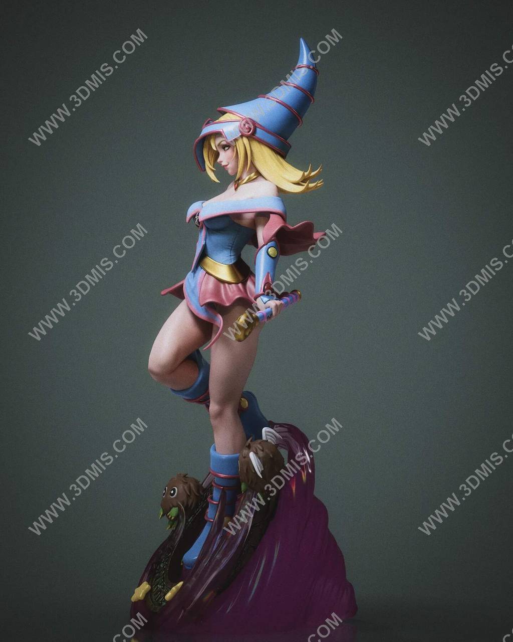 P站图纸印象馆 Abe3D 游戏王 黑魔导女孩 Abe3D 游戏王 黑魔导女孩