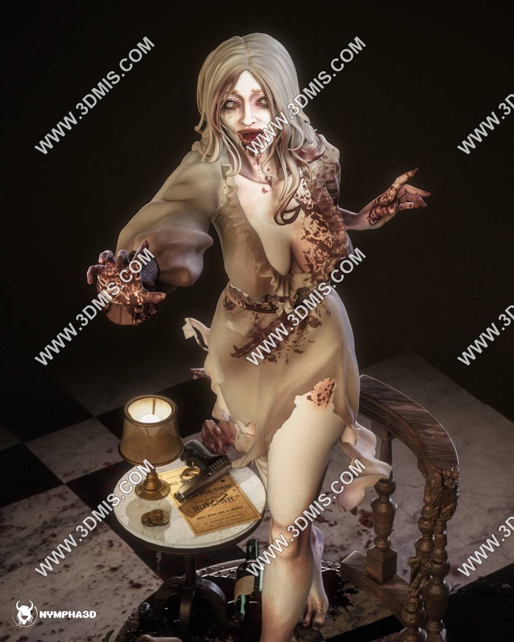 P站图纸印象馆 NYMPHA 3D 生化危机 赛琳娜·科里 NYMPHA 3D 生化危机 赛琳娜·科里