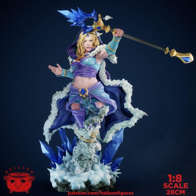 P站图纸印象馆 DOTA2 冰女 DOTA2 冰女