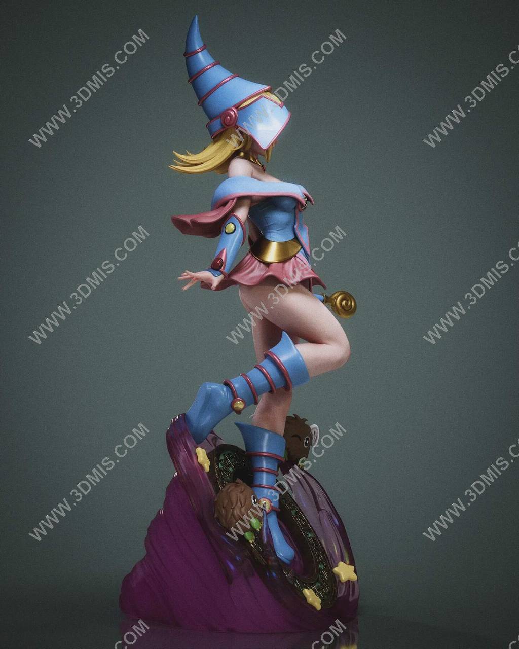 P站图纸印象馆 Abe3D 游戏王 黑魔导女孩 Abe3D 游戏王 黑魔导女孩