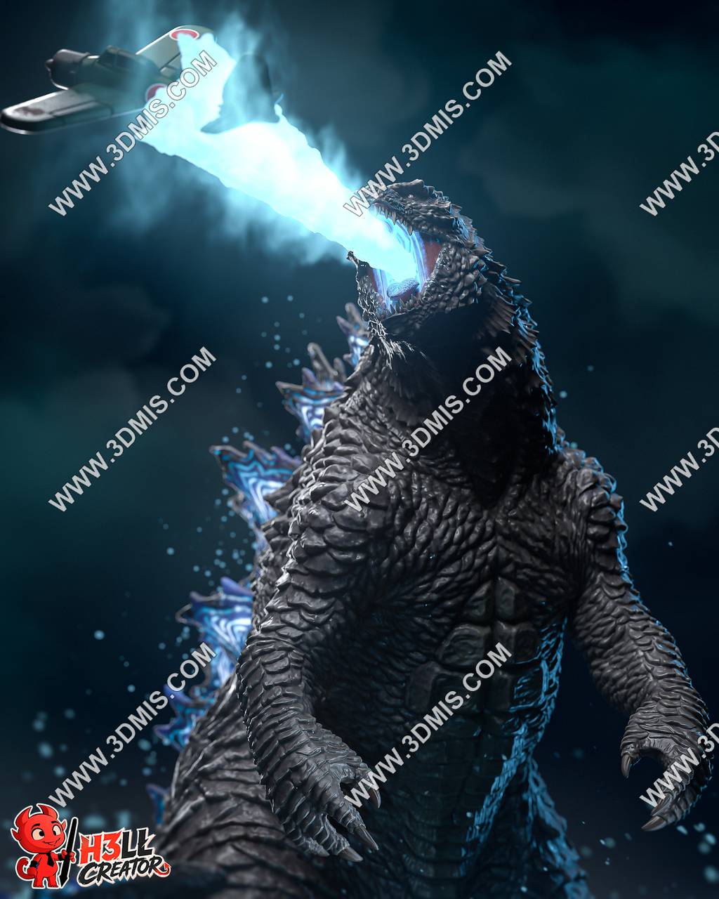 P站图纸印象馆 h3LL creator 哥斯拉大战金刚 哥斯拉 h3LL creator 哥斯拉大战金刚 哥斯拉
