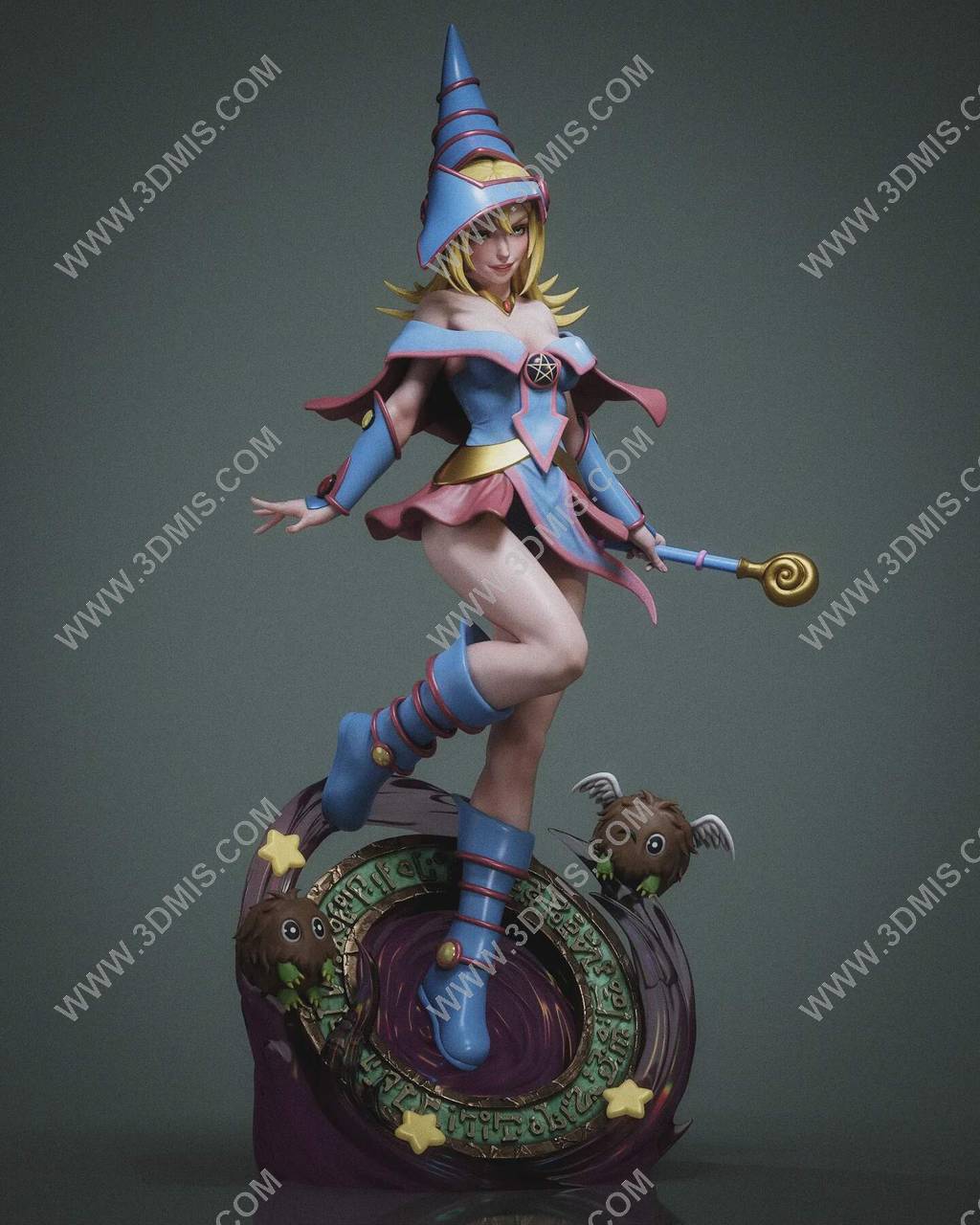 P站图纸印象馆 Abe3D 游戏王 黑魔导女孩 Abe3D 游戏王 黑魔导女孩