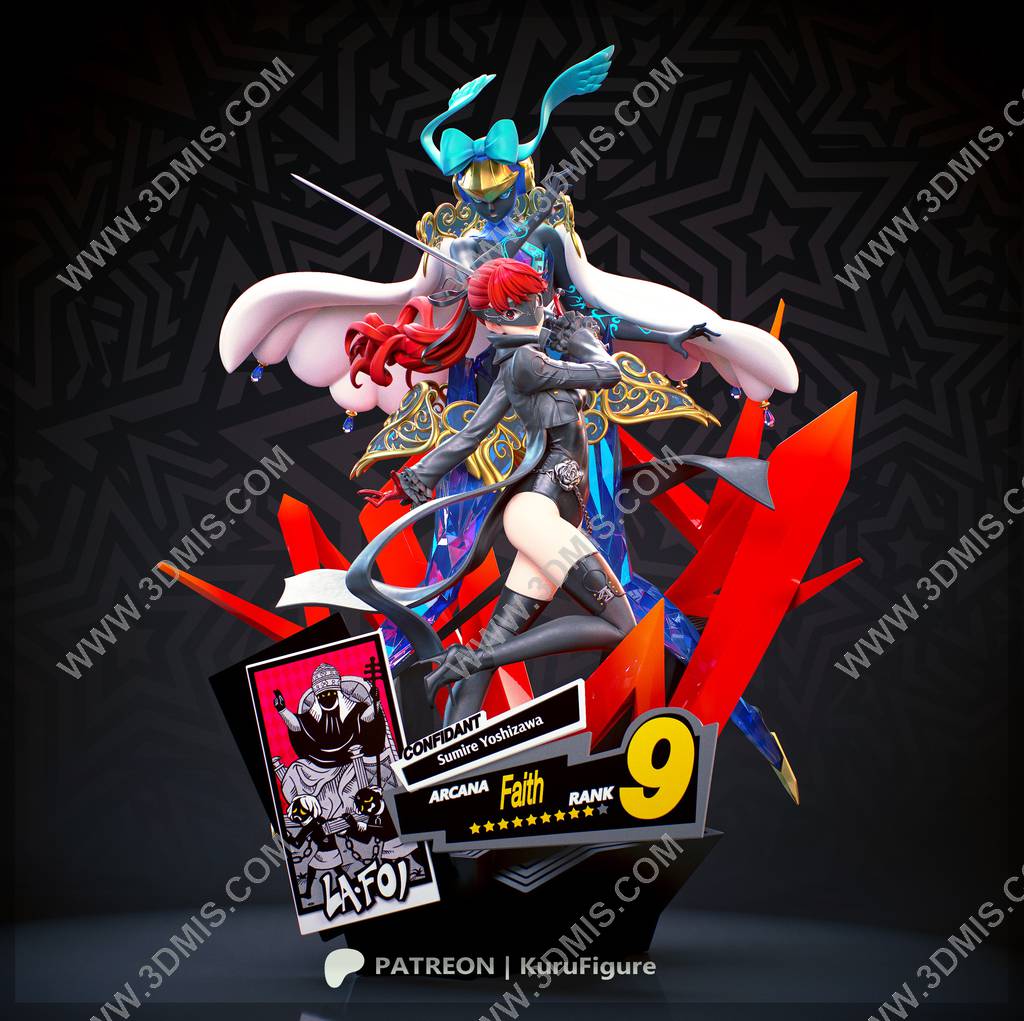 P站图纸印象馆 Kuru Figure 女神异闻录 阿森纳和小丑 Kuru Figure 女神异闻录 阿森纳和小丑