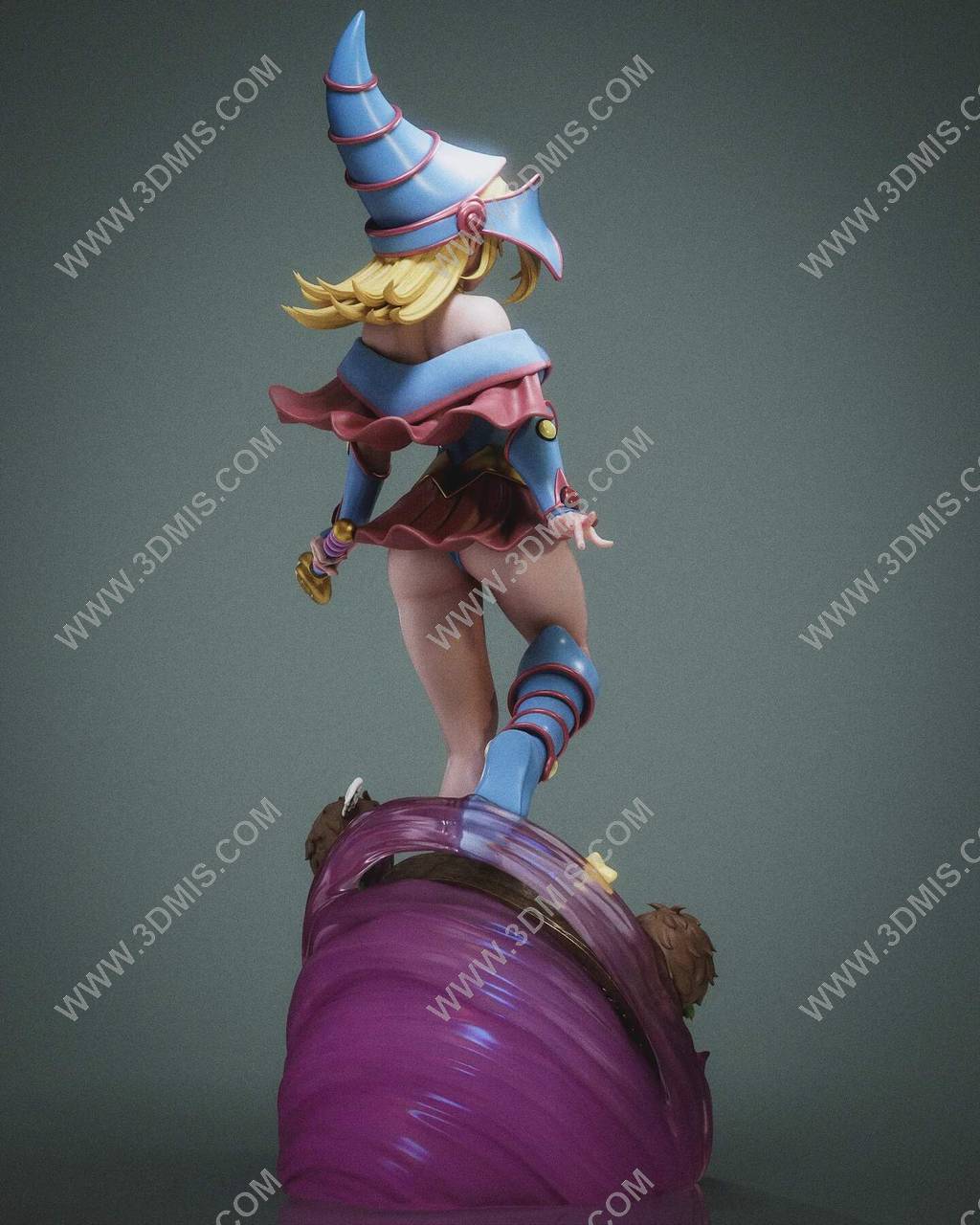 P站图纸印象馆 Abe3D 游戏王 黑魔导女孩 Abe3D 游戏王 黑魔导女孩