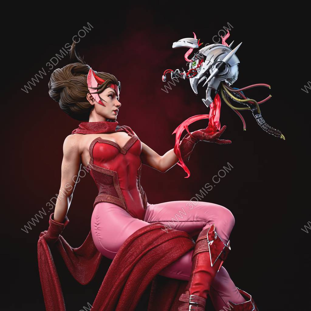 P站图纸印象馆 Ca 3d Studios 漫威 绯红女巫 Ca 3d Studios 漫威 绯红女巫