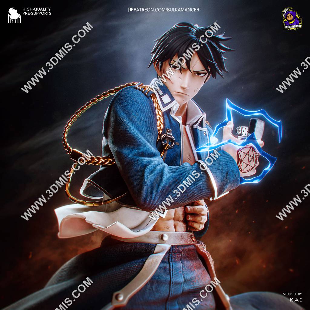 P站图纸印象馆 Bulkamancer 钢之炼金术师 罗伊·马斯坦 Bulkamancer 钢之炼金术师 罗伊·马斯坦