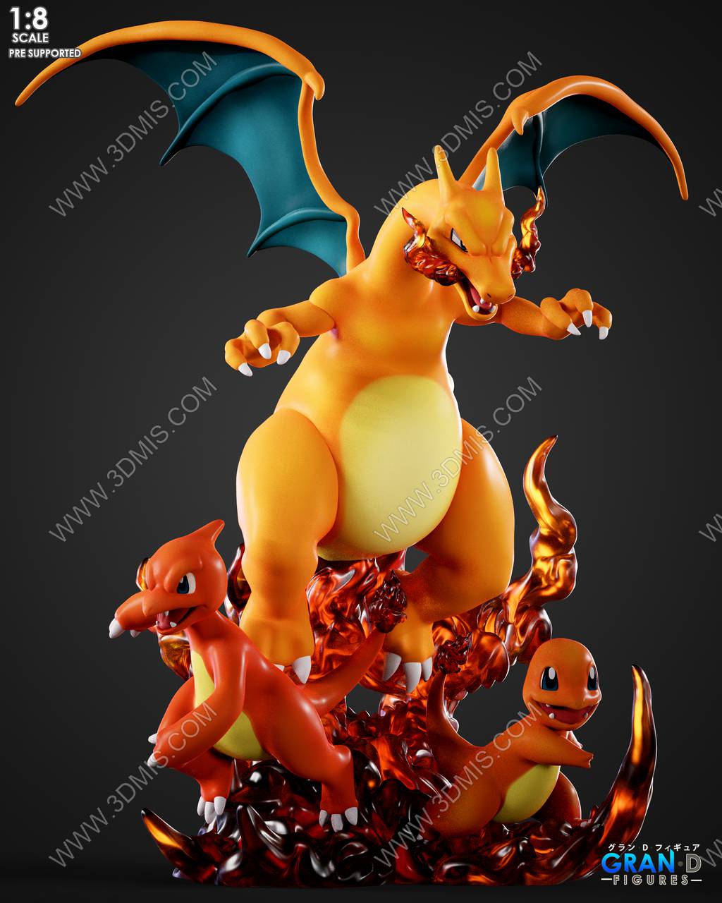 P站图纸印象馆 Gran D. Figures 精灵宝可梦 小火龙 Gran D. Figures 精灵宝可梦 小火龙