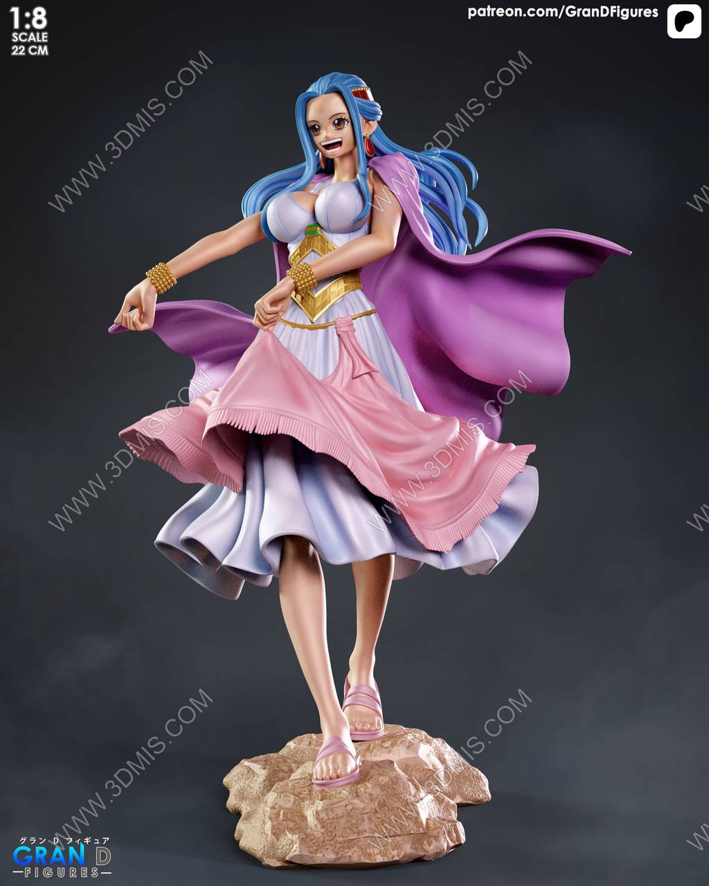 P站图纸印象馆 Gran D. Figures 海贼王 奈菲鲁塔丽·薇薇 Gran D. Figures 海贼王 奈菲鲁塔丽·薇薇