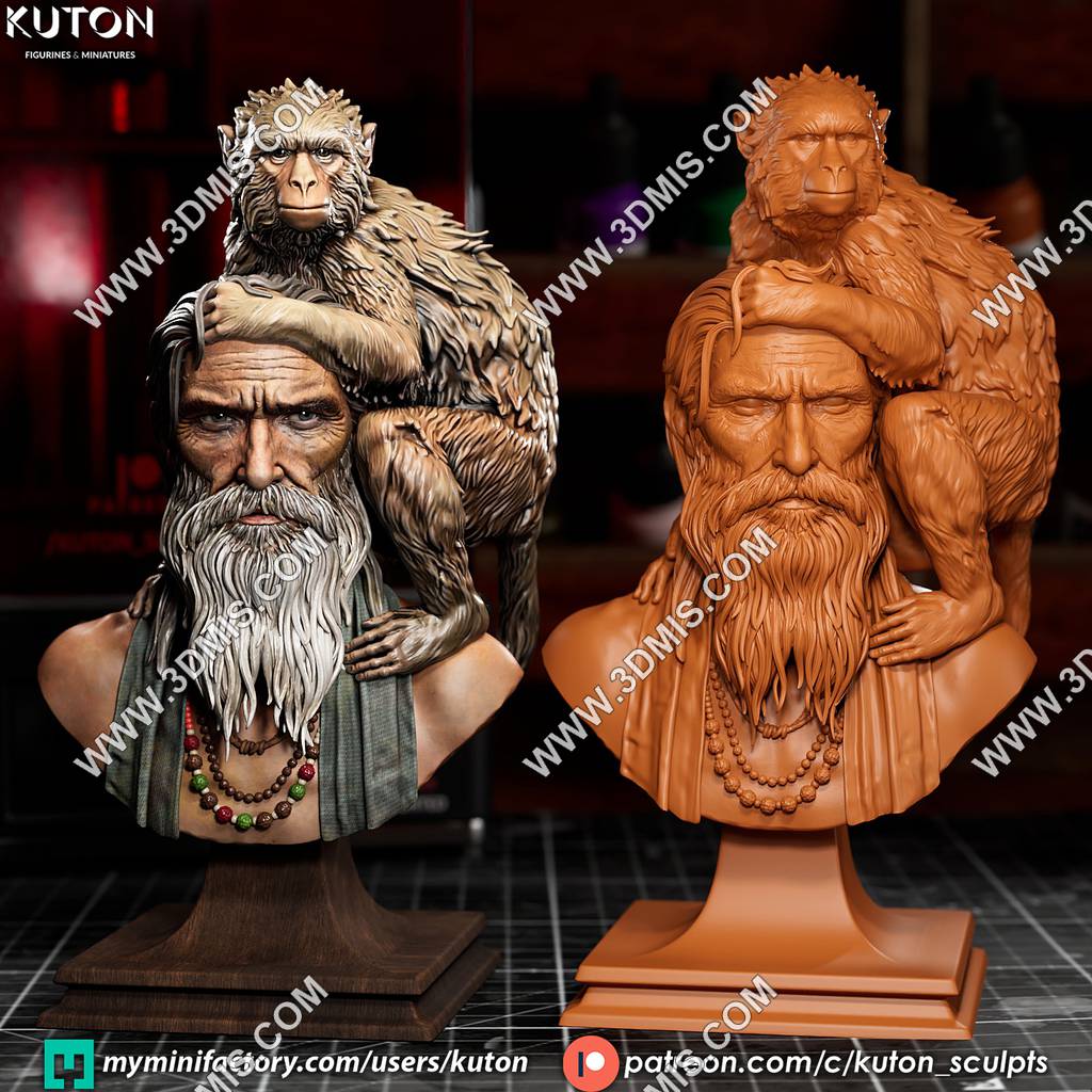P站图纸印象馆 Kuton Figurines 印度苦行僧 Kuton Figurines 印度苦行僧