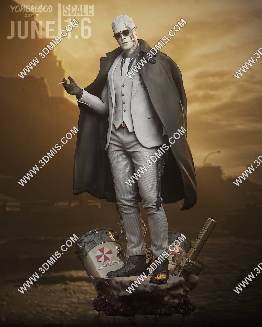 P站图纸印象馆 Yongblood Sculpture 生化危机 吉尔·瓦伦蒂安和克里斯·雷德菲尔德 Yongblood Sculpture 生化危机 吉尔·瓦伦蒂安和克里斯·雷德菲尔德