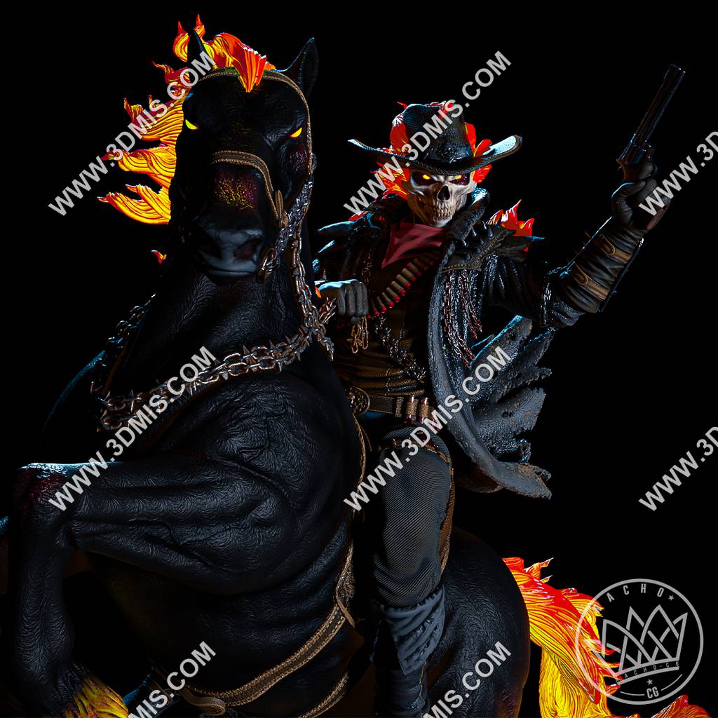 P站图纸印象馆 Nacho CG 漫威 恶灵骑士 Nacho CG 漫威 恶灵骑士