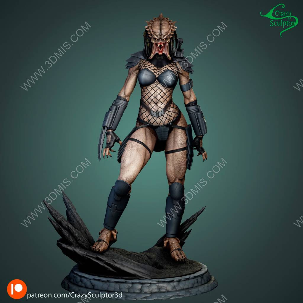 P站图纸印象馆 Crazy Sculptor 异形 铁血战士 Crazy Sculptor 异形 铁血战士