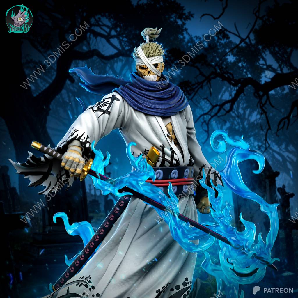 P站图纸印象馆 Kaidan 3D 海贼王 刀神 Kaidan 3D 海贼王 刀神