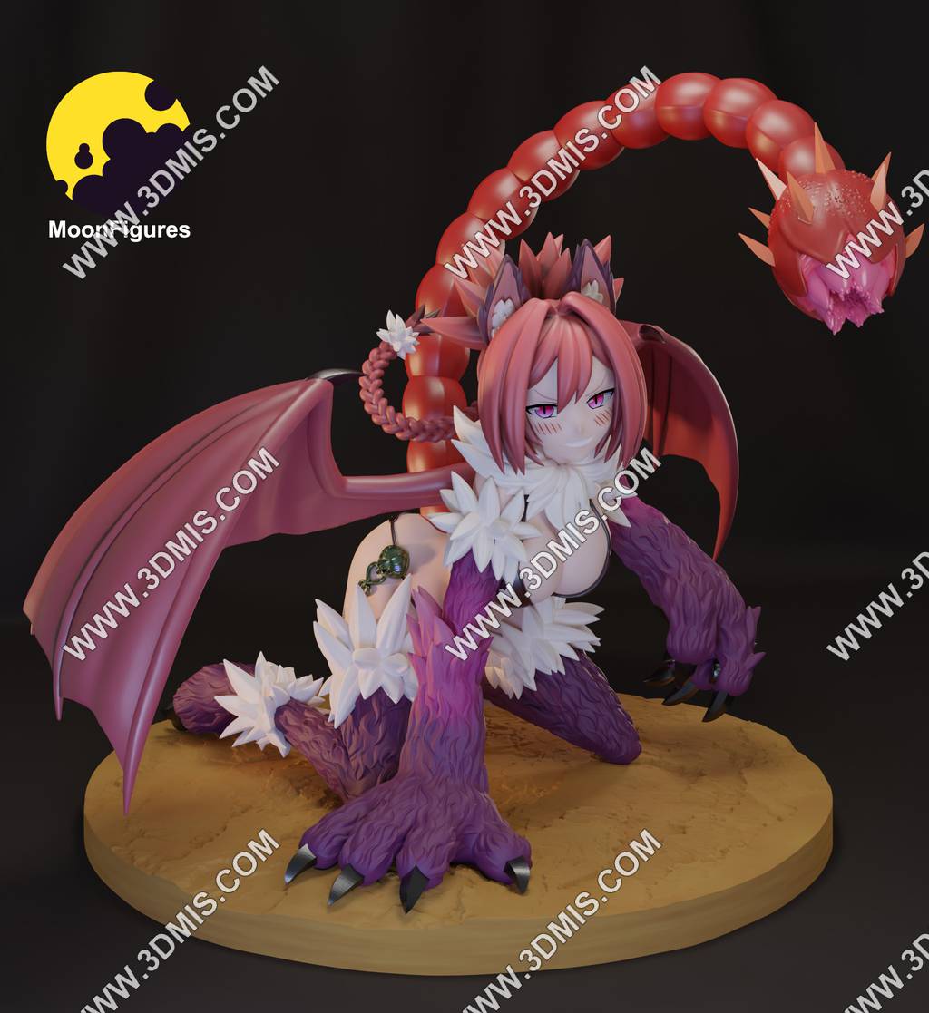 P站图纸印象馆 MoonFigures 魔物娘图鉴 曼提柯尔 MoonFigures 魔物娘图鉴 曼提柯尔