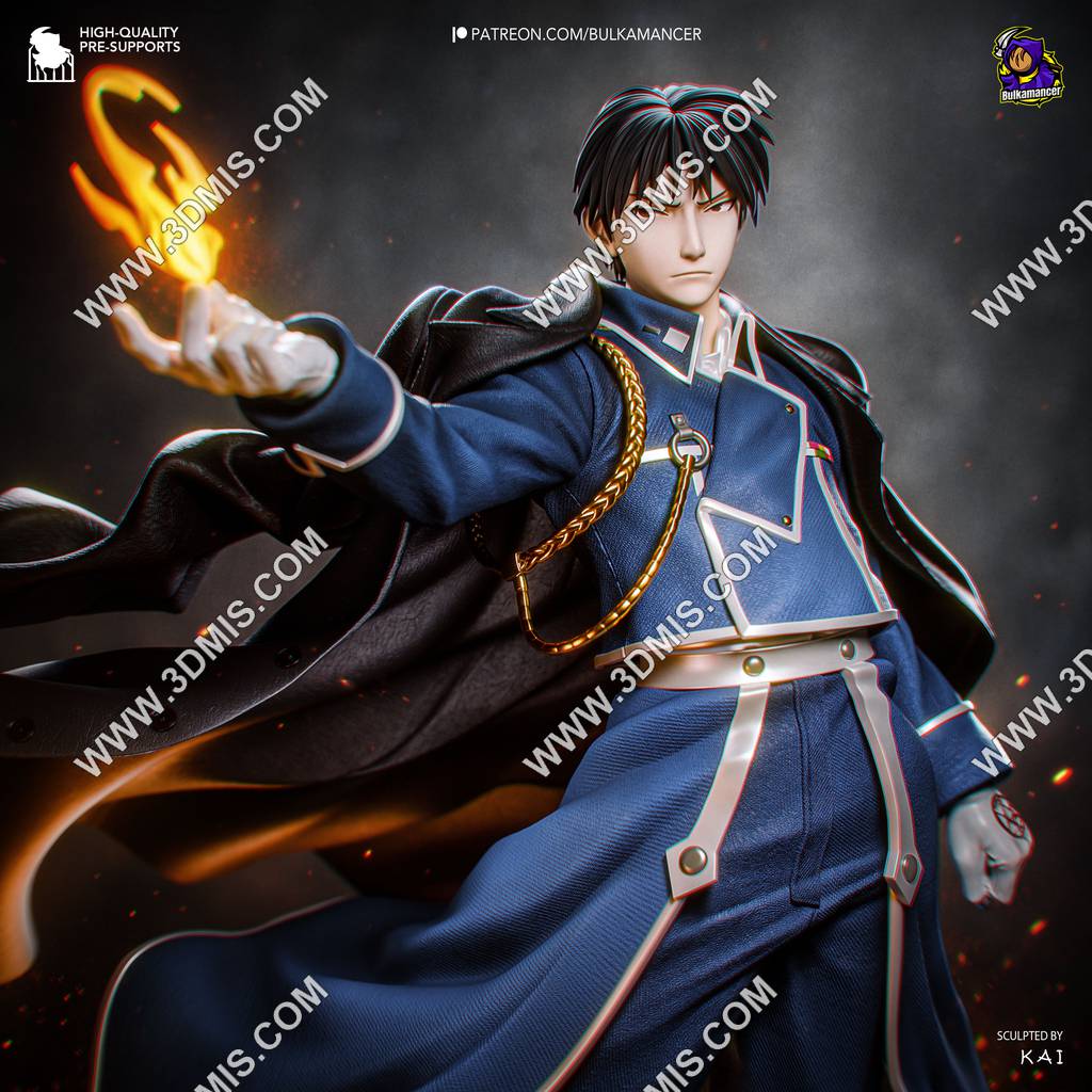 P站图纸印象馆 Bulkamancer 钢之炼金术师 罗伊·马斯坦 Bulkamancer 钢之炼金术师 罗伊·马斯坦