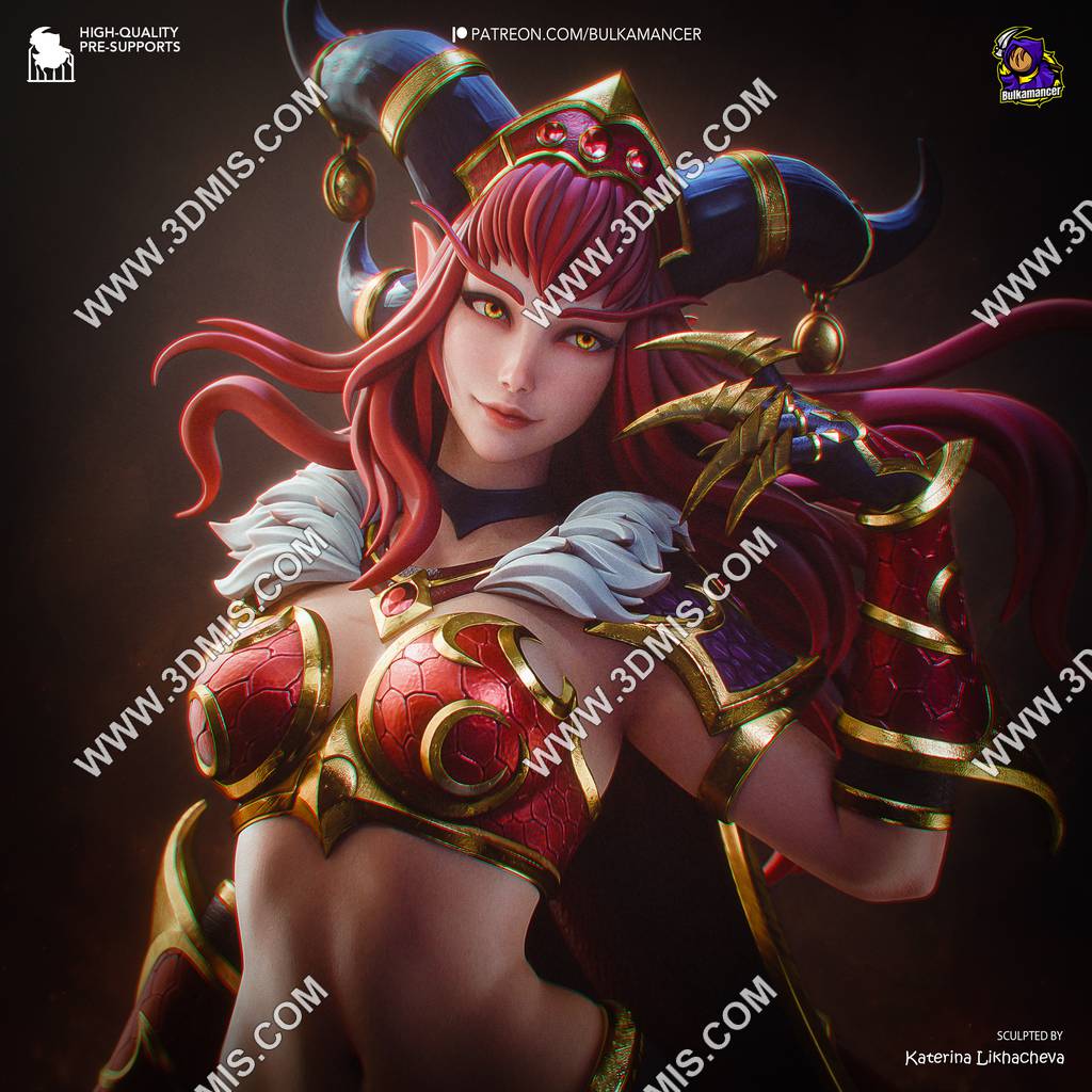 P站图纸印象馆 Bulkamancer 魔兽世界 红龙女王 阿莱克丝塔萨 Bulkamancer 魔兽世界 红龙女王 阿莱克丝塔萨