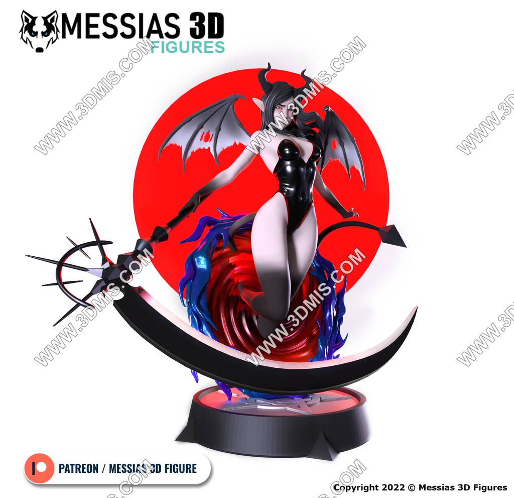 P站图纸印象馆 Messias 3D 镰刀魅魔 Messias 3D 镰刀魅魔