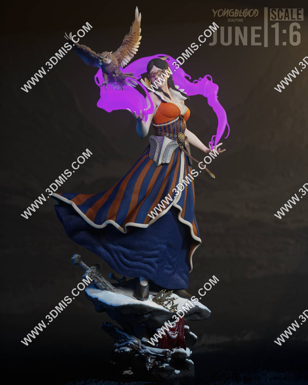 P站图纸印象馆 Yongblood Sculpture – Philippa Eilhart The Witcher 3 – 3D Print Model STL Yongblood Sculpture – Philippa Eilhart The Witcher 3 – 3D Print Model STL