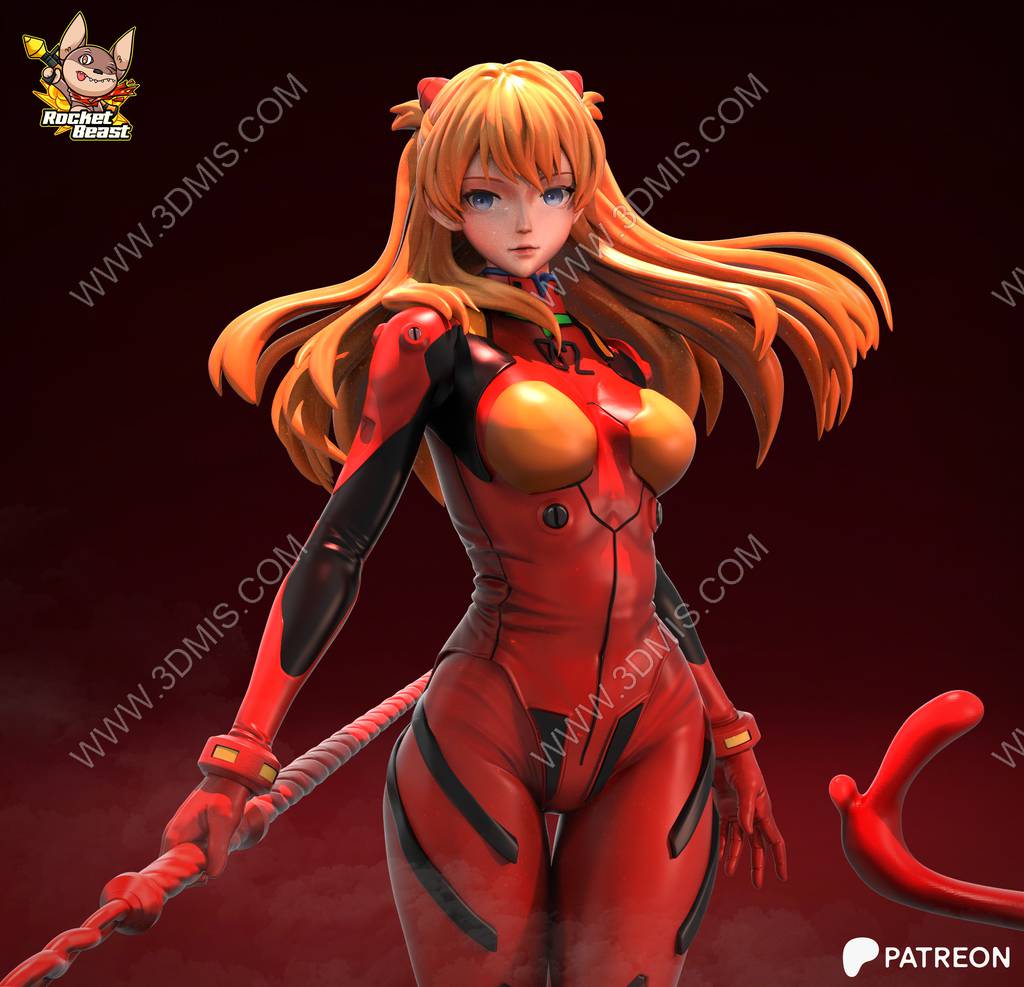 P站图纸印象馆 Rocket Beast 新世纪福音战士 明日香 Rocket Beast 新世纪福音战士 明日香