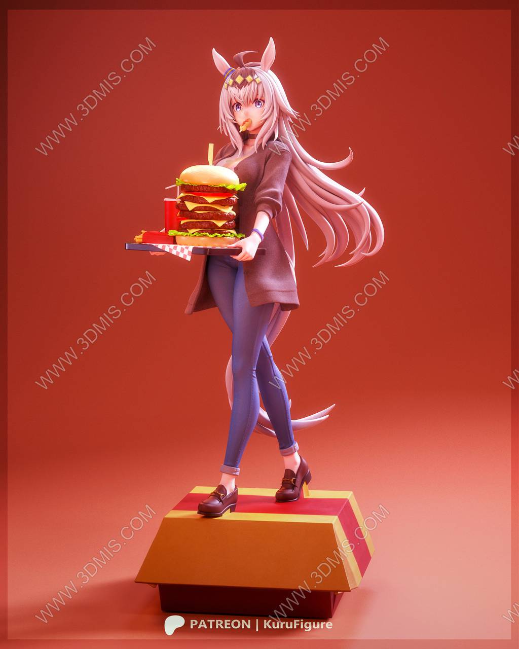 P站图纸印象馆 Kuru Figure 赛马娘 小栗帽 Kuru Figure 赛马娘 小栗帽
