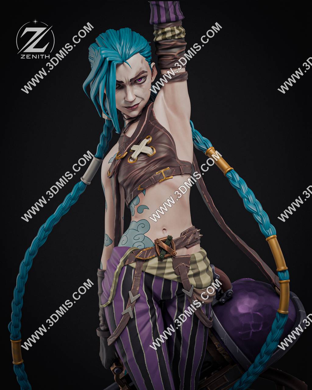 P站图纸印象馆 ZEZ STUDIOS 英雄联盟 金克丝 ZEZ STUDIOS 英雄联盟 金克丝