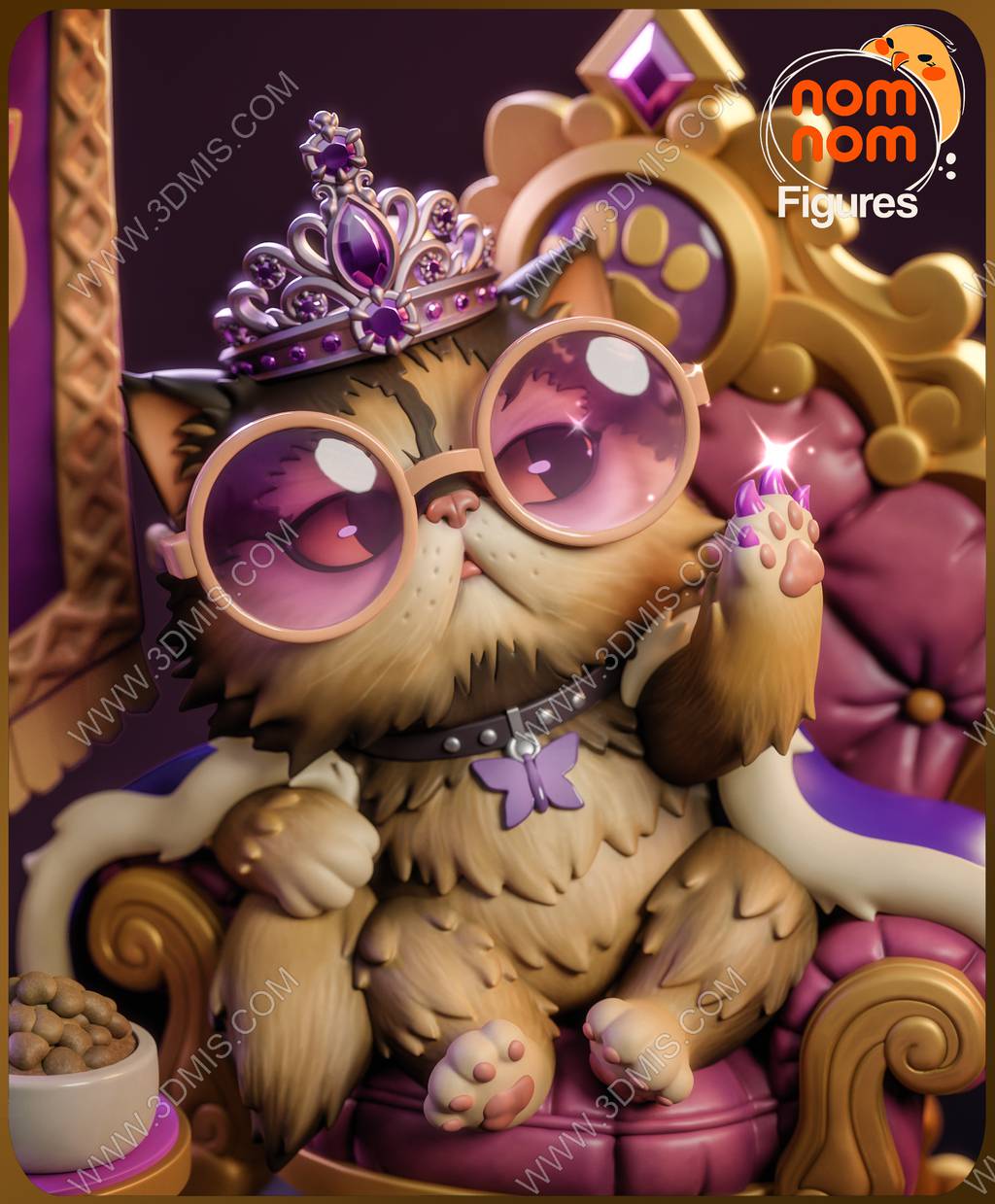 P站图纸印象馆 Nomnom Figures 地下城苦工卡尔 大胖猫“甜甜公主” Nomnom Figures 地下城苦工卡尔 大胖猫“甜甜公主”