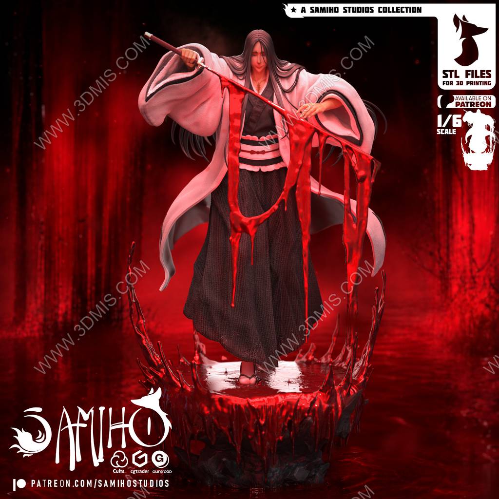 P站图纸印象馆 Samiho Studios 死神 卯之花烈 Samiho Studios 死神 卯之花烈