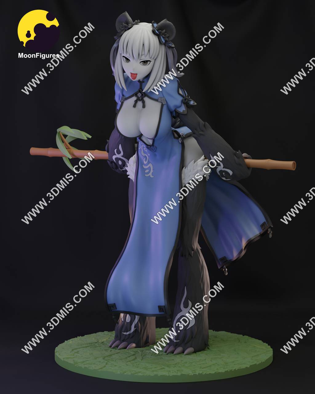 P站图纸印象馆 MoonFigures 魔物娘图鉴 熊猫 MoonFigures 魔物娘图鉴 熊猫