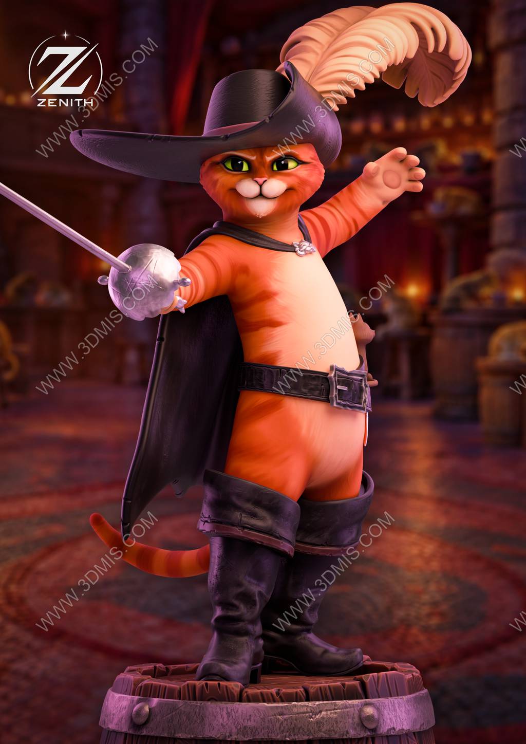 P站图纸印象馆 ZEZ STUDIOS 穿靴子的猫 布斯 ZEZ STUDIOS 穿靴子的猫 布斯