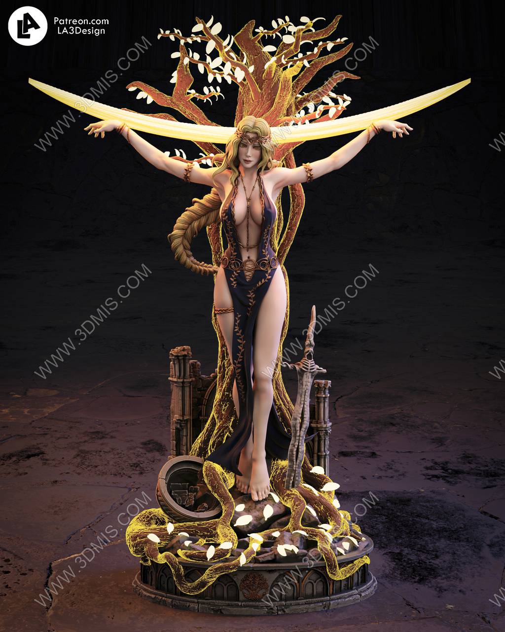 P站图纸印象馆 L.A. Figures 艾尔登法环 玛莉卡 L.A. Figures 艾尔登法环 玛莉卡