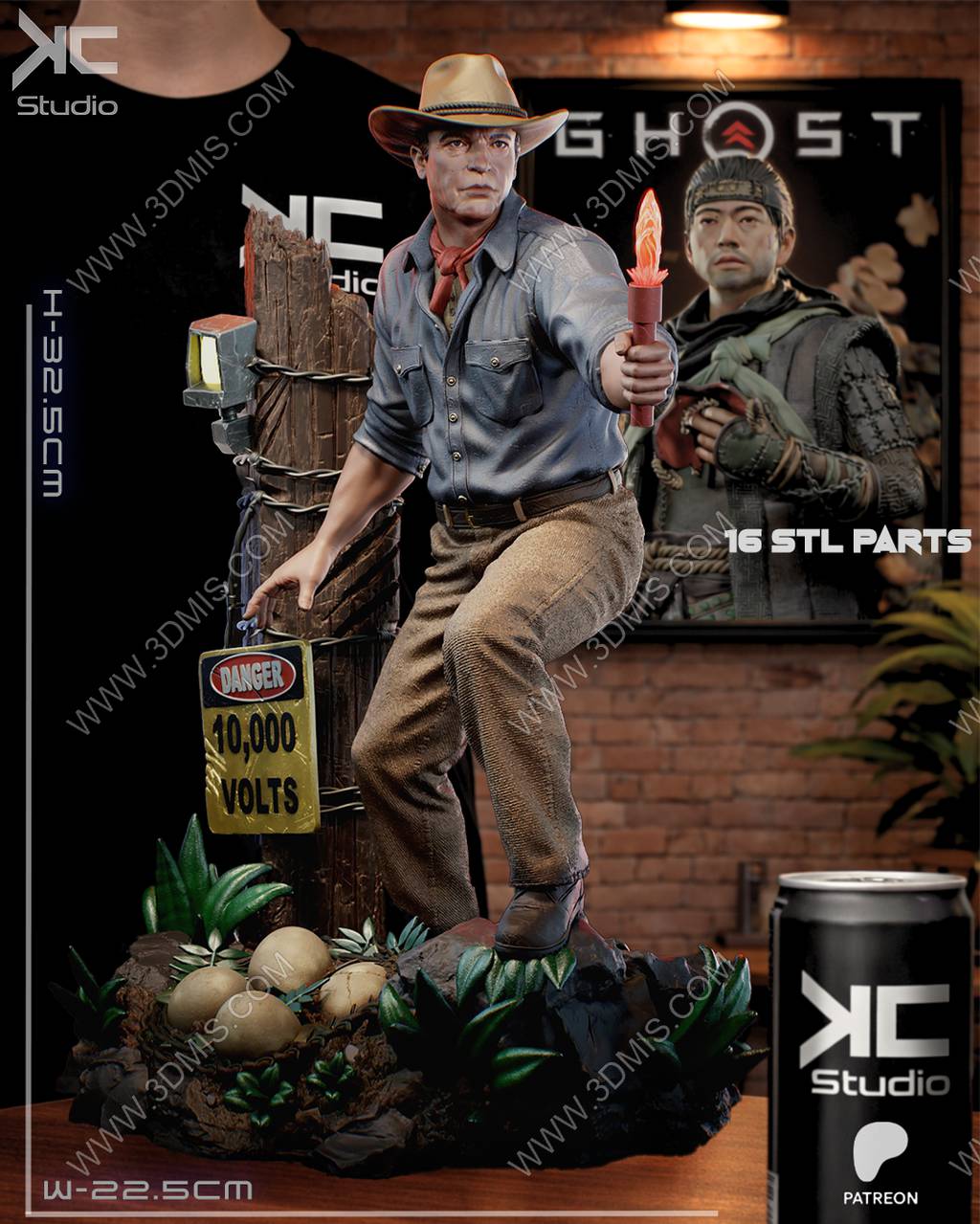 P站图纸印象馆 KcStudio 侏罗纪公园 艾伦·格兰特博士 KcStudio 侏罗纪公园 艾伦·格兰特博士