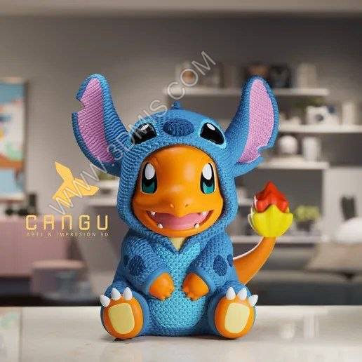 P站图纸印象馆 精灵宝可梦 小火龙 精灵宝可梦 小火龙