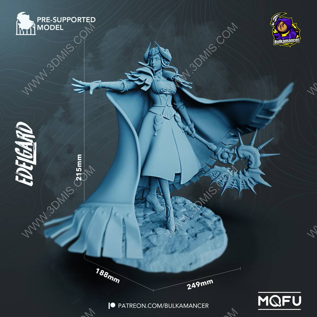 P站图纸印象馆 Bulkamancer Sculpts 火焰之纹章 艾黛尔贾特·冯·弗雷斯贝尔古 Bulkamancer Sculpts 火焰之纹章 艾黛尔贾特·冯·弗雷斯贝尔古