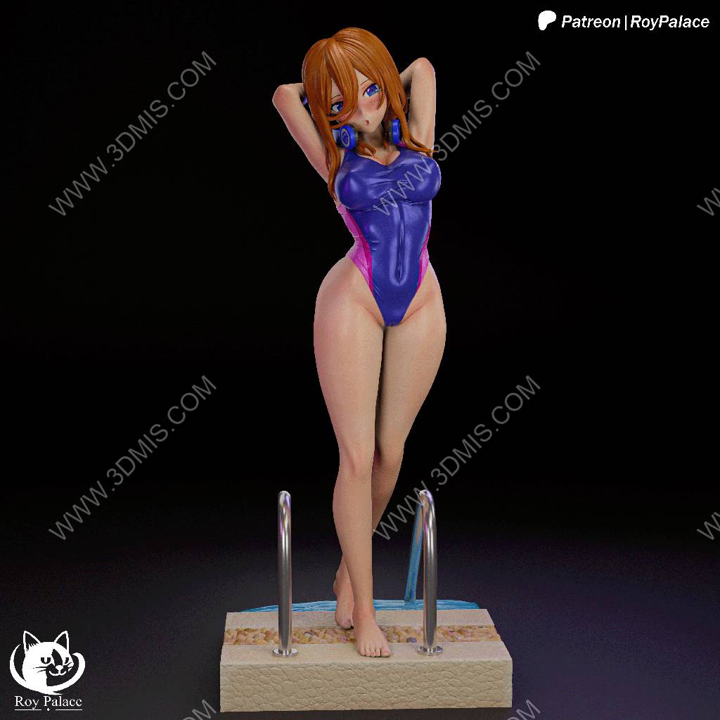 P站图纸印象馆 五等分的新娘 中野三玖 五等分的新娘 中野三玖