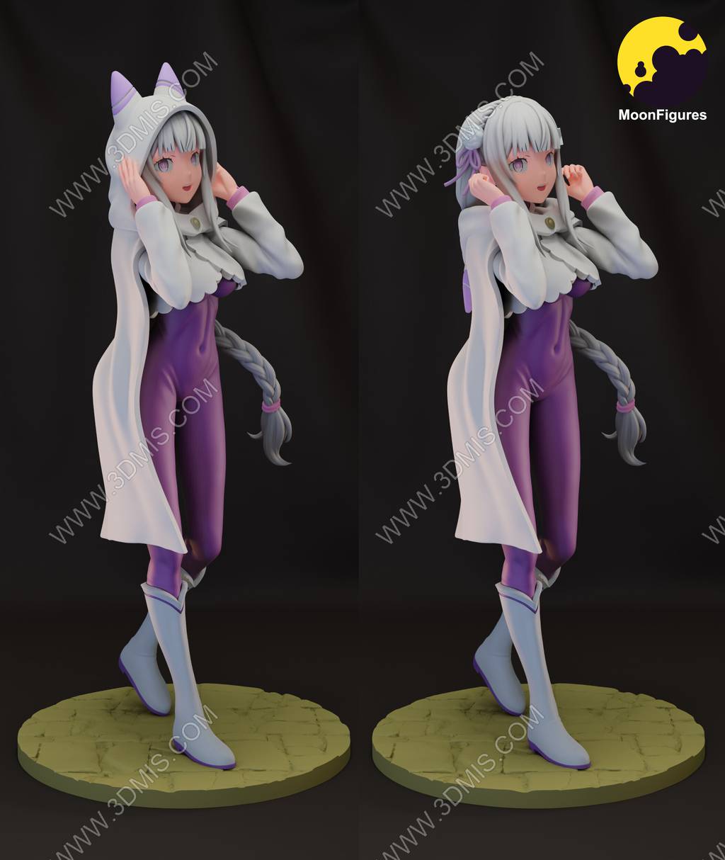 P站图纸印象馆 MoonFigures 从零开始的异世界生活 爱蜜莉雅 MoonFigures 从零开始的异世界生活 爱蜜莉雅