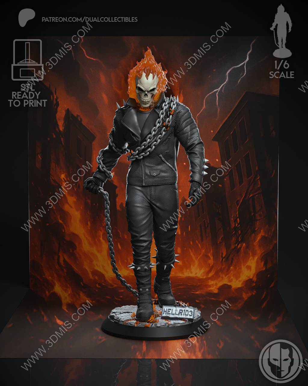 P站图纸印象馆 Dual Collectibles 漫威 恶灵骑士 Dual Collectibles 漫威 恶灵骑士