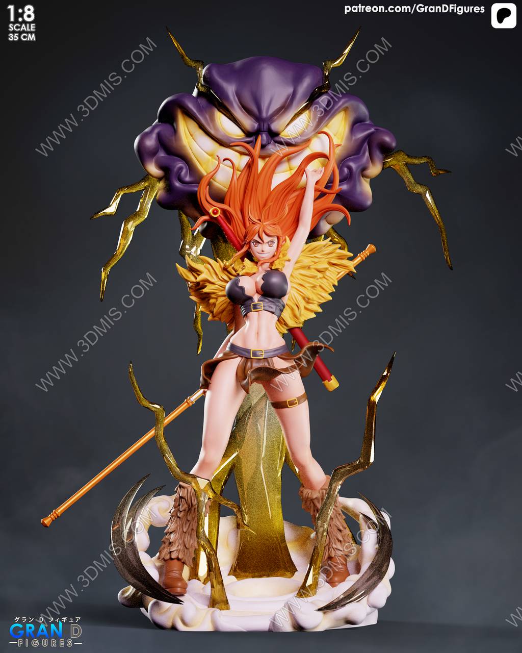 P站图纸印象馆 Gran D. Figures 海贼王 娜美 Gran D. Figures 海贼王 娜美