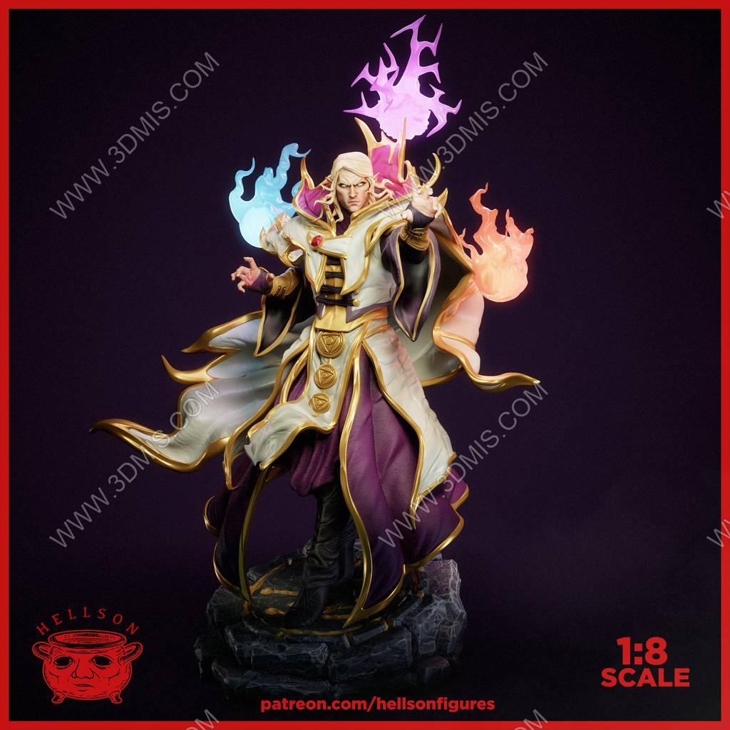 P站图纸印象馆 Hellson Figures Dota2 卡尔 Hellson Figures Dota2 卡尔